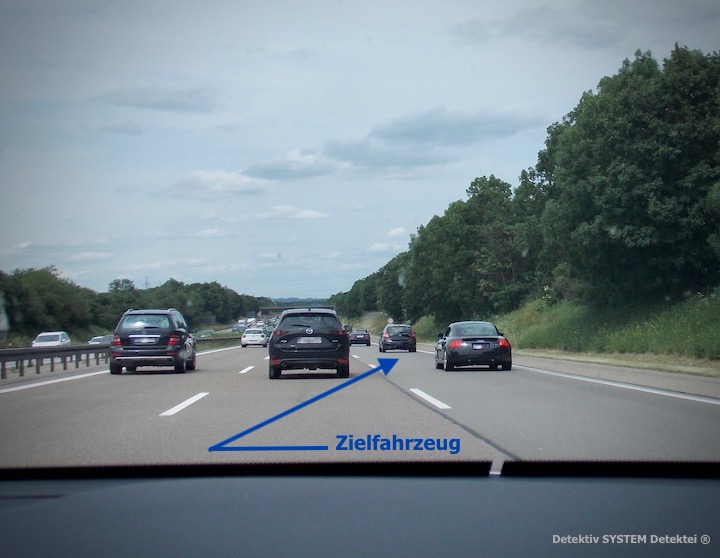 Detektiv SYSTEM Detektei ® observiert auf der Autobahn 