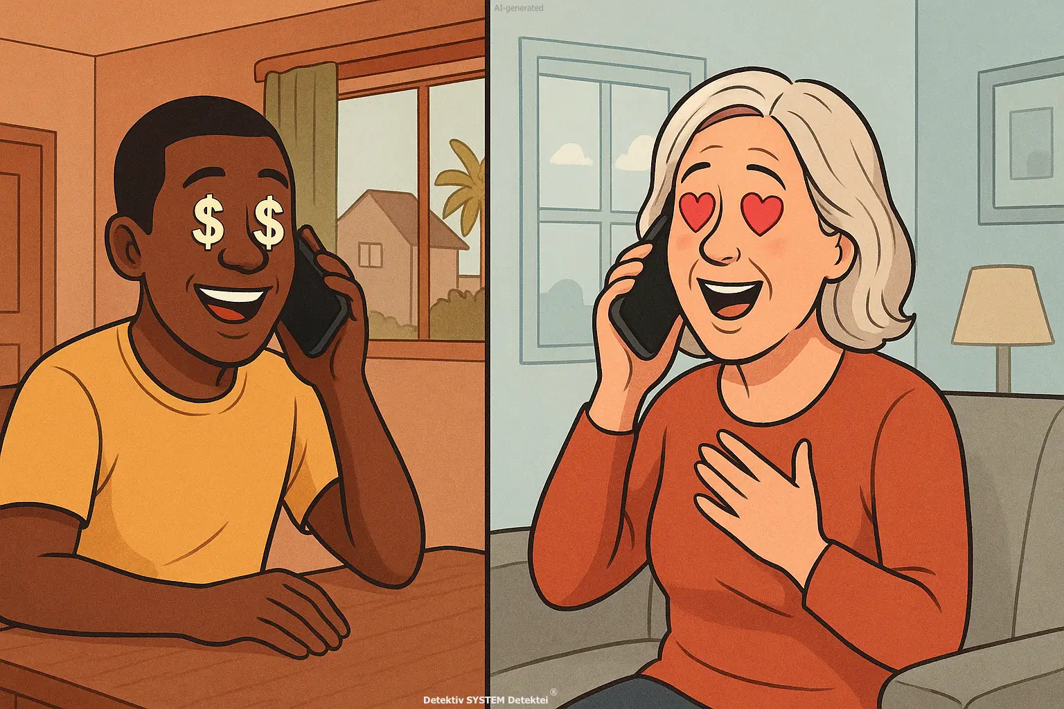 Die Nigeria Connection hat wieder ein Opfer gefunden. 