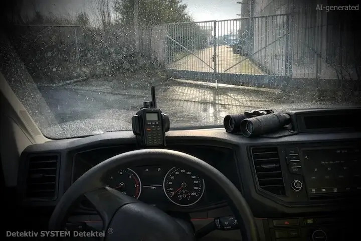 Detektiv-Dienstleister für eine Beobachtungsmaßnahme angeheuert