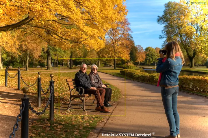 Die Legende greift: Den Zielpersonen ist nicht klar, dass sie einer erfahrenen Privatermittlerin gegenüberstehen bzw. -sitzen. (Beispielfoto/AI-generated) Kurschatten Verdacht in Bad Pyrmont: Detektiv SYSTEM Detektei ® beschattet