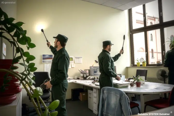 Abhörgeräte in Räumen finden: Detektiv SYSTEM Detektei ® Sweep-Einsatz im Eichsfeld. 