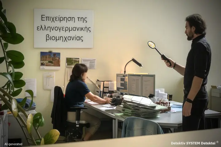 Lauschabwehr in Griechenland. Detektiv SYSTEM Detektei ® Abhörsicherheit wird beauftragt.