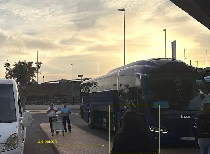 Zielperson wird von den Detektiven auf Fuerteventura aufgenommen.