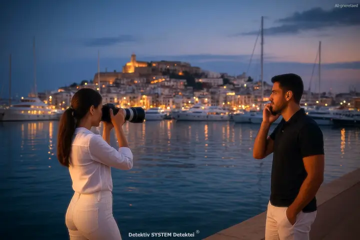 Two private investigators on duty in Ibiza.