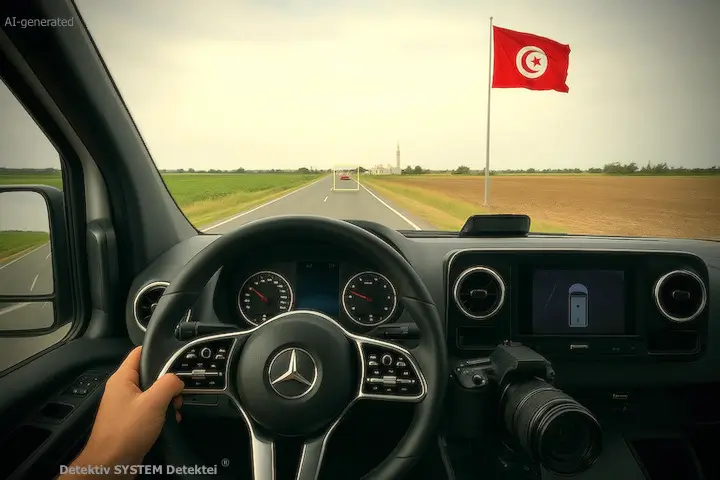 Erkundungsfahrt der Detektive in Tunesien.