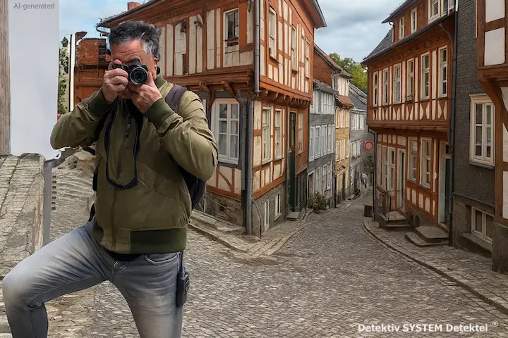 Privatdetektiv in Velbert im Auftragseinsatz beobachtet eine Zielperson
