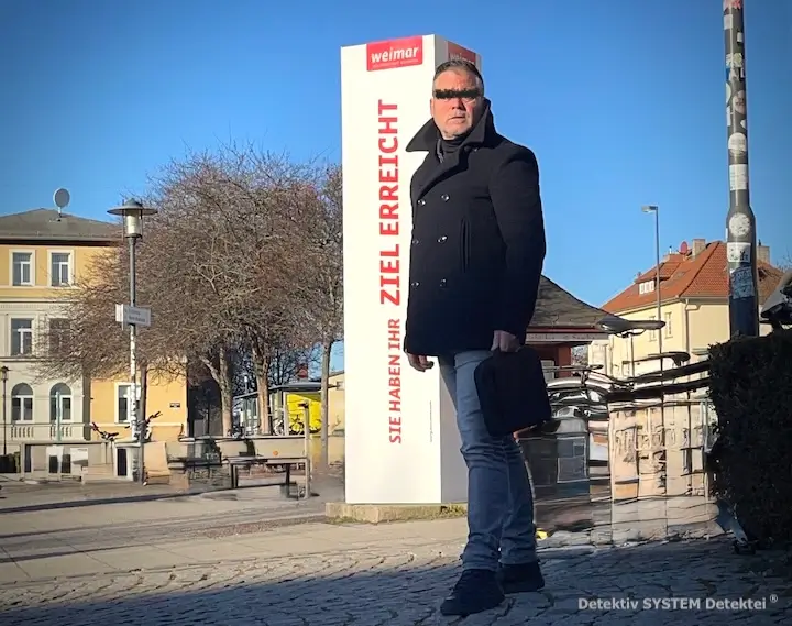 Weimar: Detektiv SYSTEM Detektei ® berät Unternehmens- und Privatkunden persönlich vor Ort. (Beispielfoto) Weimar: Detektiv SYSTEM Detektei entsendet Privatermittler
