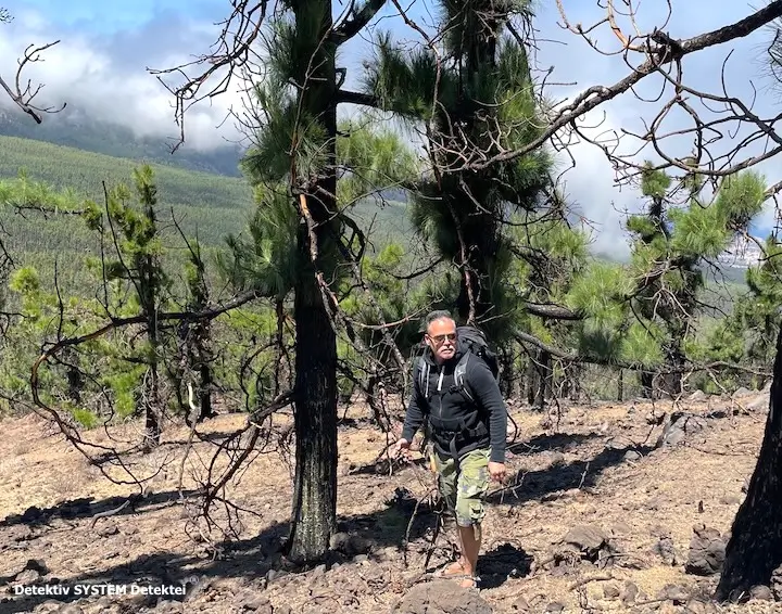 Als Tourist maskierter Privatdetektiv folgt Zielpersonen auf einer kanarischen Insel. DSD Detektiv SYSTEM Detektei GmbH