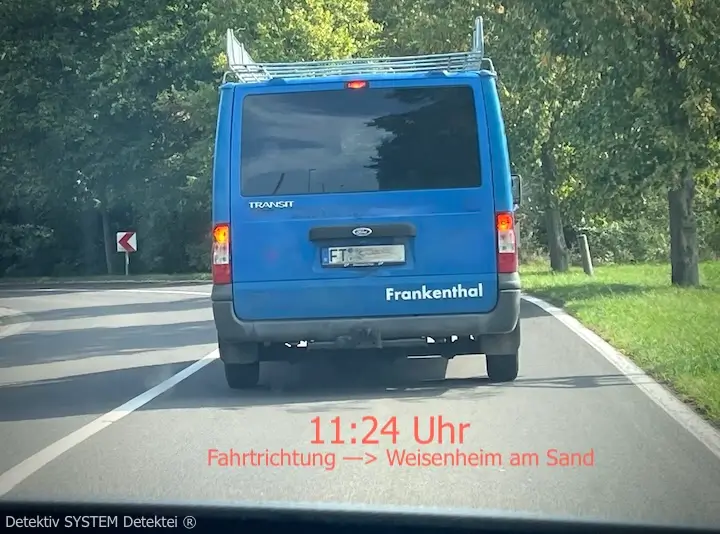 Fallbeispiel: Glaubhafte Hinweise auf schwere Mitarbeiterdelikte im Außendienst wurden an einen Handwerksbetrieb im Raum Frankenthal (Pfalz) herangetragen. Private Wirtschaftsdetektive gehen der Sache mit einer Observierung nach. (Beispielfoto) Arbeitsanweisung: Mitarbeiterdelikt in Rheinland-Pfalz nachweisen. Detektei in Frankenthal angeheuert. DSD Detektiv SYSTEM Detektei GmbH